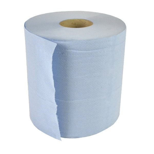 Arctic Hayes Blue Paper Roll - 2Ply 165mm x 395mm x 379 sheets (150m ) 6 Pack