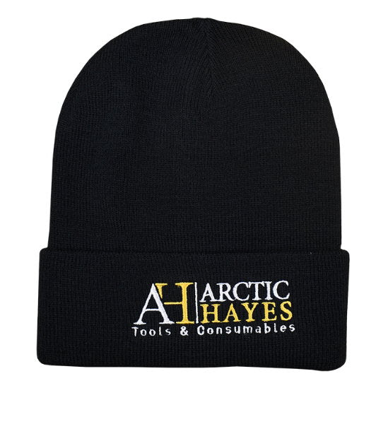 Arctic Hayes Turn Up Black Beanie
