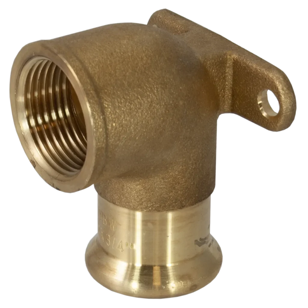 EP PEGASUS PressFit Wallplate Elbow 22mm x 3/4"