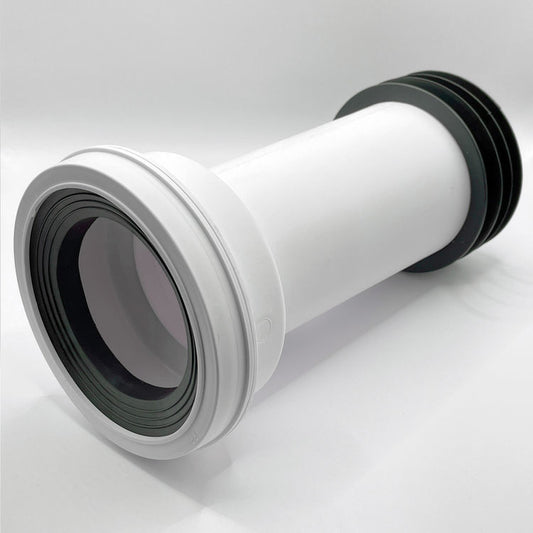 FLUSHDADDY EXTENDED LONG STRAIGHT PAN CONNECTOR
