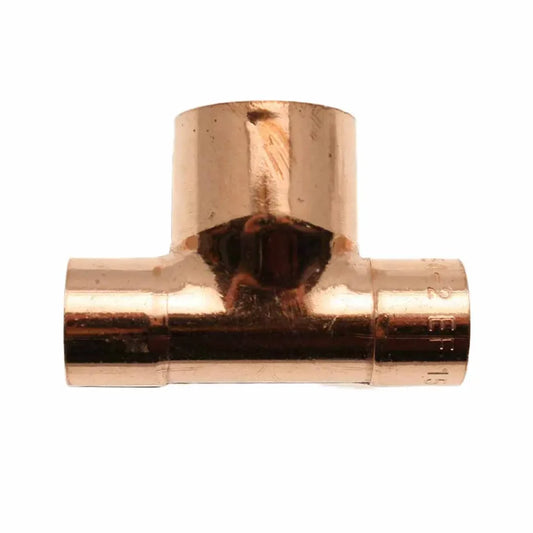 EP ECOPLUS End Feed Reducing Tee Both Ends 15mm x 15mm x 22mm