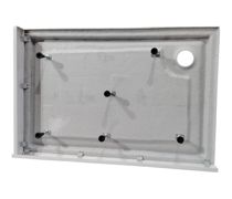 2Go 45mm Low Profile Riser Set for 800/900mm Quadrant Trays - White