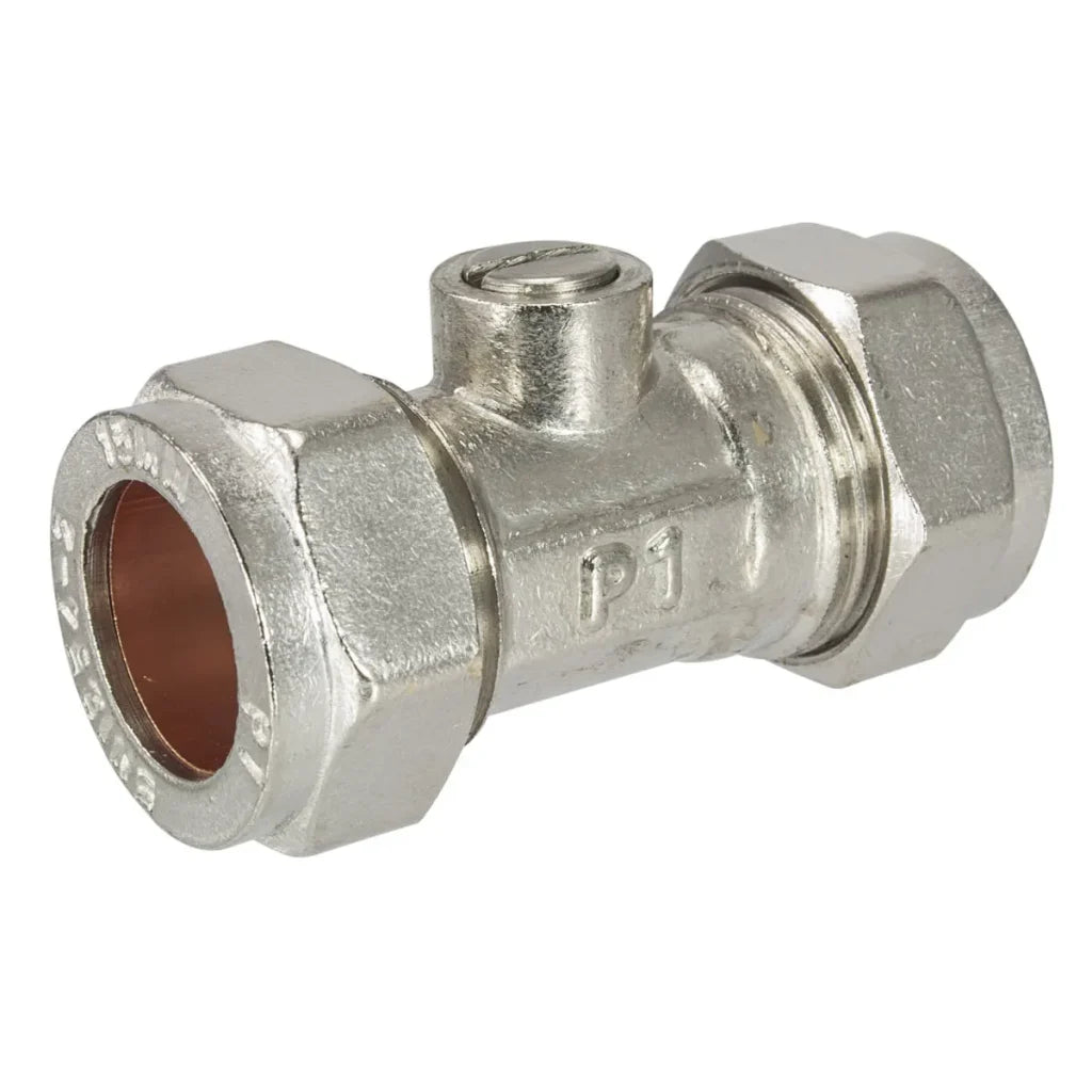 EP Pre-Pack Isolating Valve 15mm Chrome  (Bag Qty 1)
