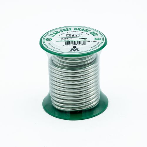 Solder wire 3.25mm diameter - LEAD FREE 1/4kg