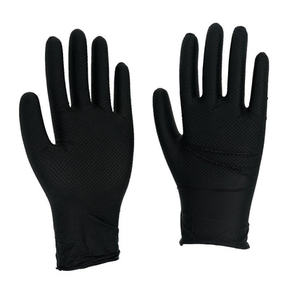 Arctic Hayes Diamond Grip Gloves 8g Medium Black Box 50