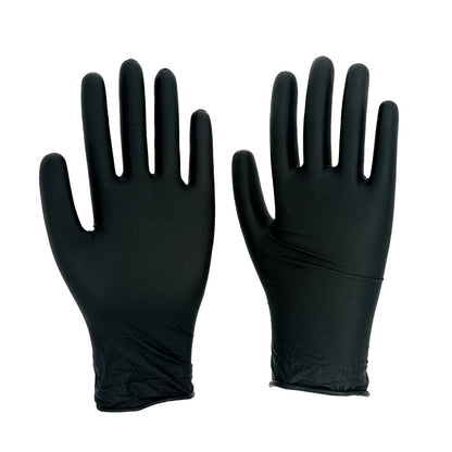 Arctic Hayes Plain Grip Gloves 6g Medium Black Box 100