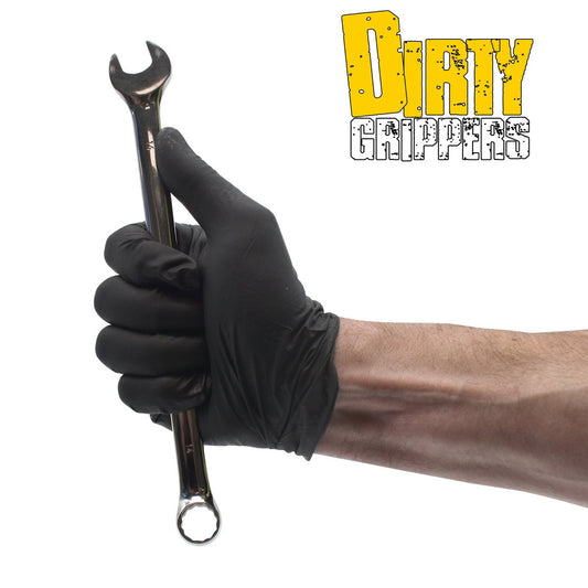 Arctic Hayes Plain Grip Gloves 6g XLarge Black Box 100