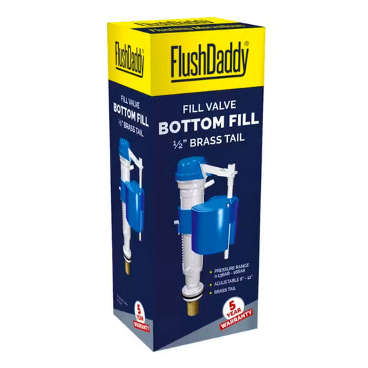 Flush Daddy Anti Syphon Adjustable Fill Vave 1/2In Brass Tail B/E
