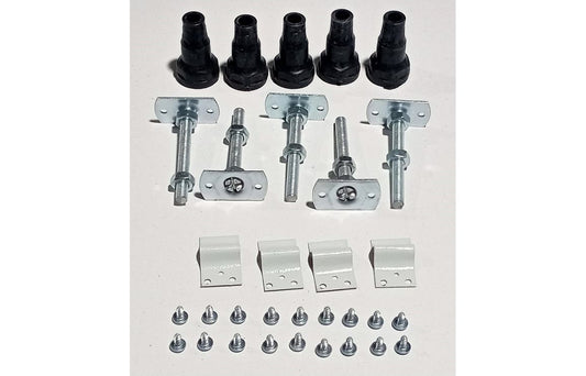 2Go 45mm Low Profile Riser Set for 800/900mm Quadrant Trays - White