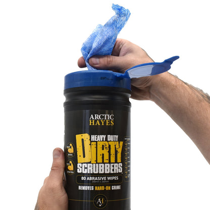 Dirty Scrubbers Wipes (Tub of 80)