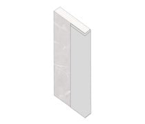 Fibo Black Large L-Shaped Profile 2.4m