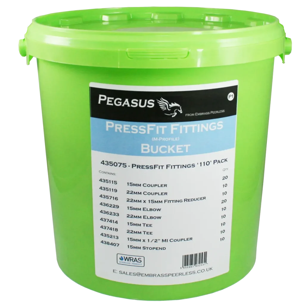 EP PEGASUS PressFit Bucket - 110 Fittings
