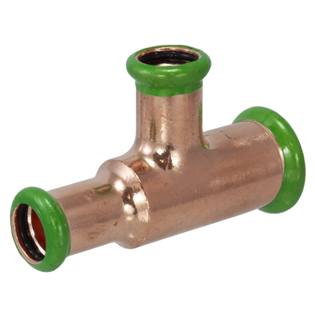 EP PEGASUS PressFit Reducing Tee Both Ends 15mm X 15mm X 22mm