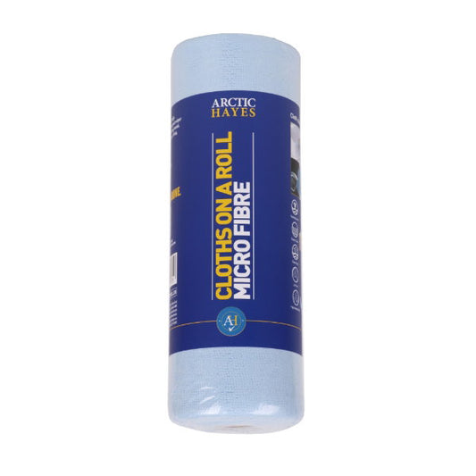 Microfibre Cloth Set - Roll of 30 Blue