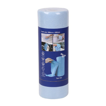Microfibre Cloth Set - Roll of 30 Blue