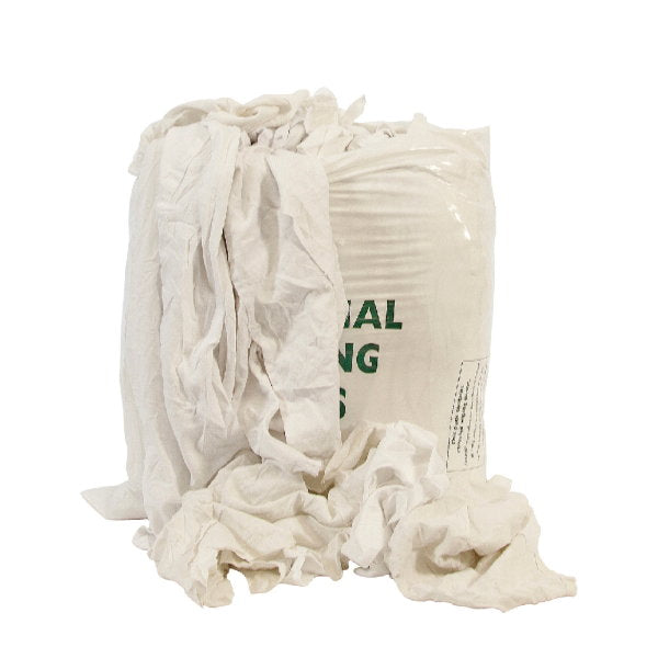 White Wiping Cloths 10Kg Bag