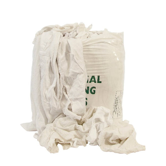 White Wiping Cloths 10Kg Bag