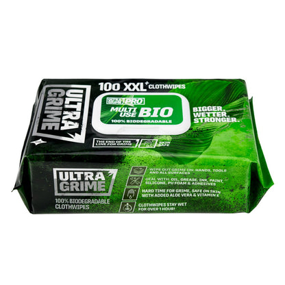 Ultragrime Cleaning Wipes  Biodegradable