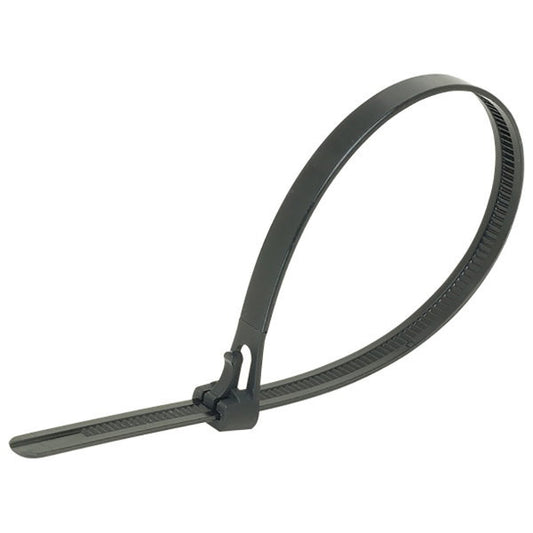 Cable Ties - 4.8 X 200mm Black (100)